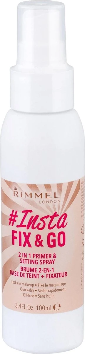 Rimmel London Insta Fix & Go Primer & Setting Spray 2 Rimmel London Insta Fix & Go Primer & Setting Spray - Afbeelding 2