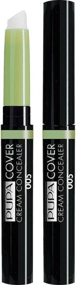Pupa Milano Cover Cream Concealer - 005 Green -Cosmeticawinkel 323x1200