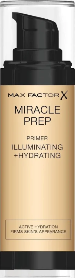 Max Factor Miracle Prep Primer Illuminating & Hydrating - 000 Transparant - 30 Ml