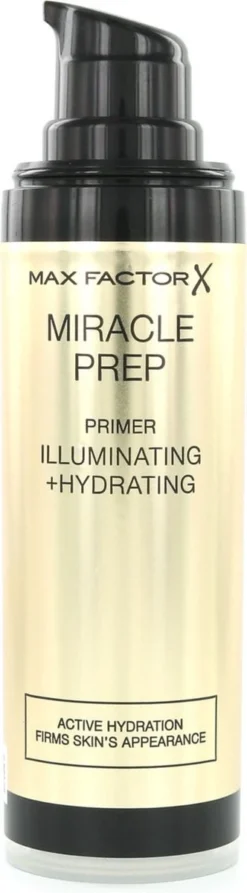 Max Factor Miracle Prep Primer Illuminating & Hydrating - 000 Transparant - 30 Ml -Cosmeticawinkel 332x1200