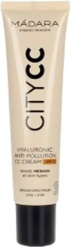 MÁDARA Anti-Pollution CC Cream SPF15 Medium Beige 40ml - Hyaluronzuur -UVA/UVB -Cosmeticawinkel 349x1200 1