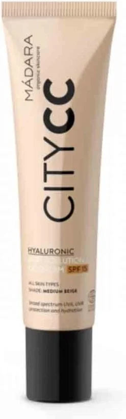 MÁDARA Anti-Pollution CC Cream SPF15 Medium Beige 40ml - Hyaluronzuur -UVA/UVB -Cosmeticawinkel 361x1200 5