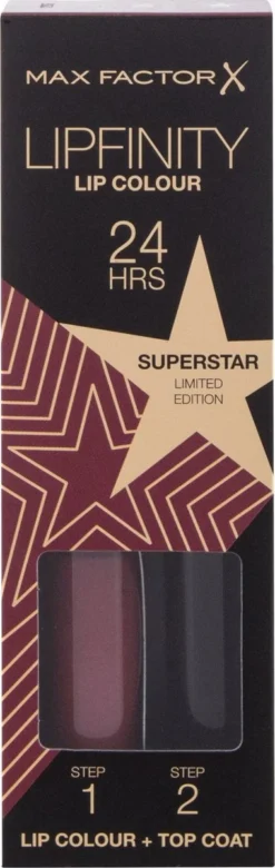 Max Factor Lipfinity Rising Stars Lippenstift - 086 Superstar -Cosmeticawinkel 380x1200 3