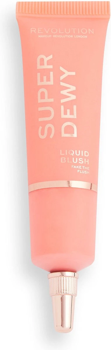 Makeup Revolution - Superdewy Liquid Blusher - Fake The Flush 1 Makeup Revolution - Superdewy Liquid Blusher - Fake The Flush