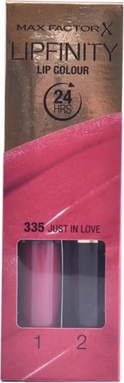 Max Factor Lipfinity Lip Colour Lippenstift - 335 Just In Love -Cosmeticawinkel 389x1200 4
