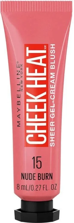 Maybelline Cheek Heat Blush 15 Nude Burn 15 G Crème -Cosmeticawinkel 399x1200