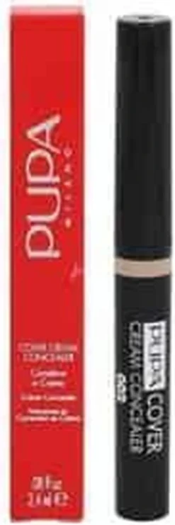 Pupa Milano - Cover Cream Concealer - 002 Beige -Cosmeticawinkel 400x1200 1