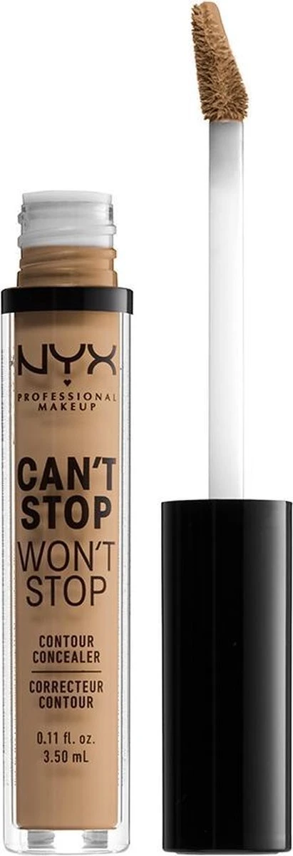 NYX Professional Makeup - Can't Stop Won't Stop Concealer - Caramel 2 NYX Professional Makeup - Can't Stop Won't Stop Concealer - Caramel - Afbeelding 2