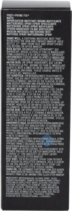 MAC Cosmetics Prep + Prime Fix+ Matte Primer - 100 Ml -Cosmeticawinkel 412x1200