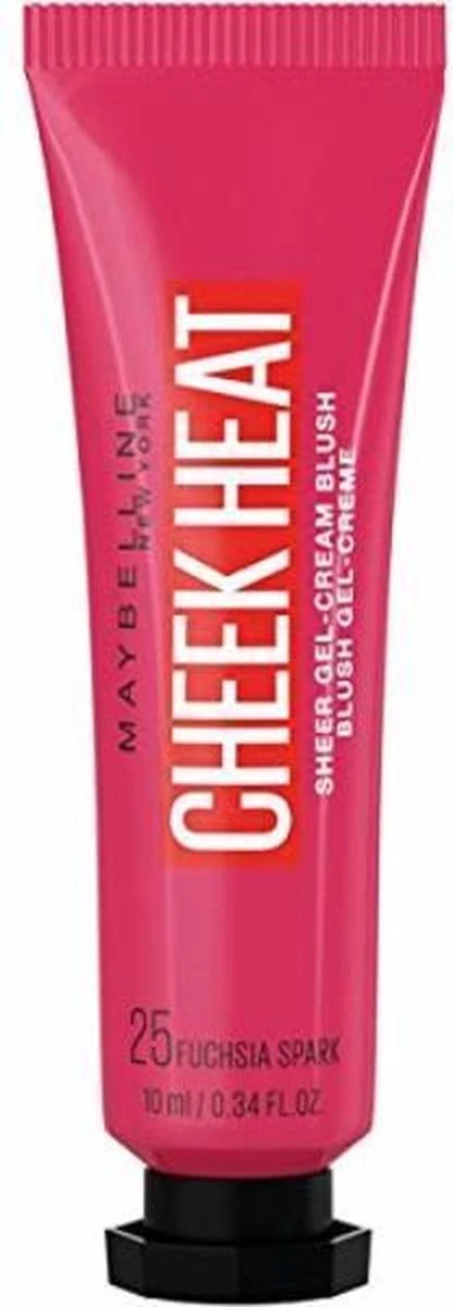 Maybelline Cheek Heat Cream Blush - 20 Rose Flash 3 Maybelline Cheek Heat Cream Blush - 20 Rose Flash - Afbeelding 3