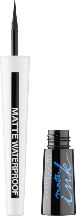 Maybelline Master Ink Matte Waterproof - Black - Eyeliner -Cosmeticawinkel 421x1200 4