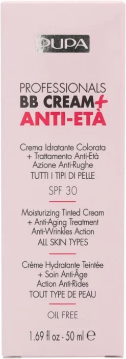 Pupa Milano Professionals BB Cream + Anti-Eta - 001 Nude -Cosmeticawinkel 423x1200 2