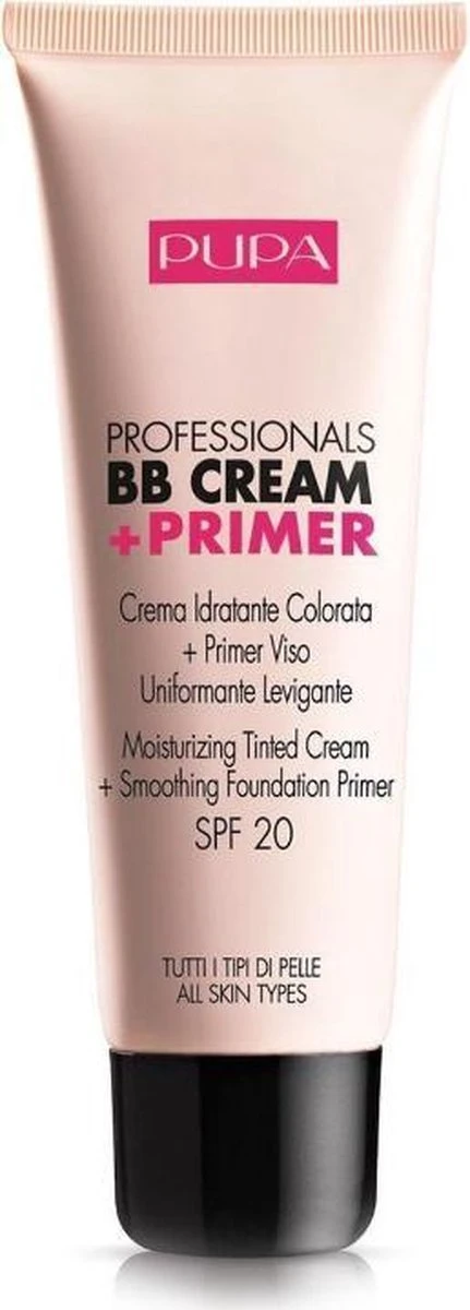 Pupa Milano Professionals BB Cream + Primer - 002 Sand 10 Pupa Milano Professionals BB Cream + Primer - 002 Sand - Afbeelding 10