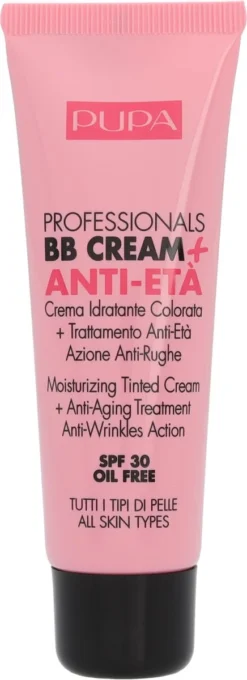 PUPA Milano Pupa Professionals BB Creme Anti-Eta SPF30 002 Sand -Cosmeticawinkel 436x1200 5