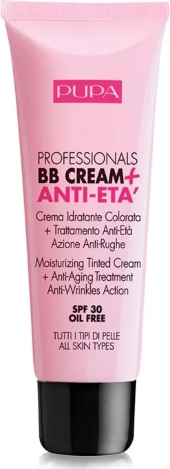 PUPA Milano Pupa Professionals BB Creme Anti-Eta SPF30 002 Sand -Cosmeticawinkel 436x1200 6