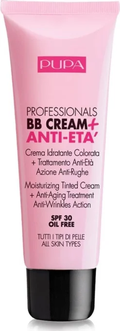 Pupa Milano Professionals BB Cream + Anti-Eta - 001 Nude -Cosmeticawinkel 436x1200 7