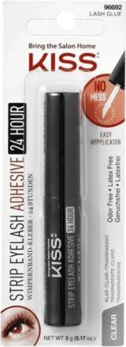 KISS - Strip Eyelash Adhesive 24 Hour Clear -Cosmeticawinkel 438x1200 6