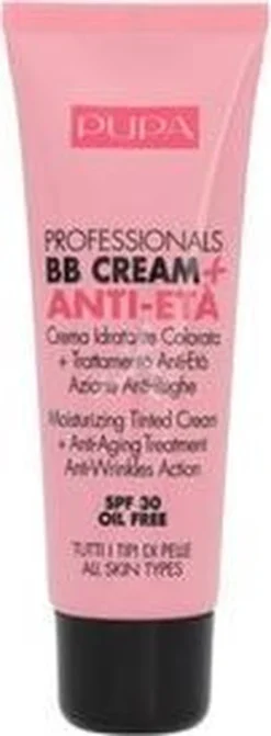 Pupa Milano Professionals BB Cream + Anti-Eta - 001 Nude -Cosmeticawinkel 442x1200 1
