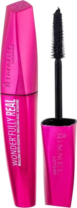 Rimmel London Wonder'fully Real Mascara - 001 Black -Cosmeticawinkel 446x1200 1