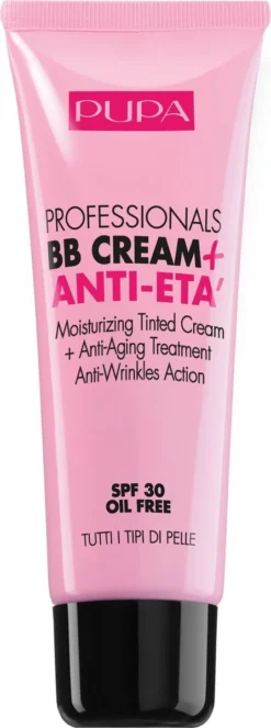 Pupa Milano Professionals BB Cream + Anti-Eta - 001 Nude -Cosmeticawinkel 447x1200 1