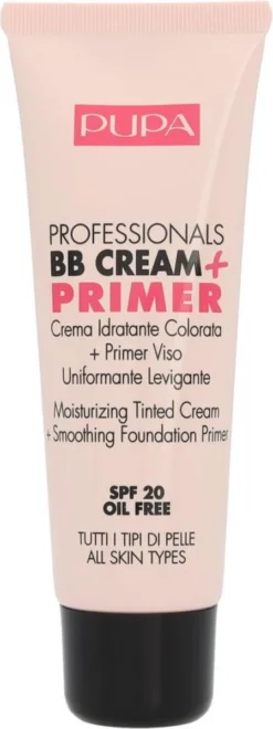 Pupa Milano Professionals BB Cream + Primer - 002 Sand 23 Pupa Milano Professionals BB Cream + Primer - 002 Sand -Cosmeticawinkel 449x1200 3