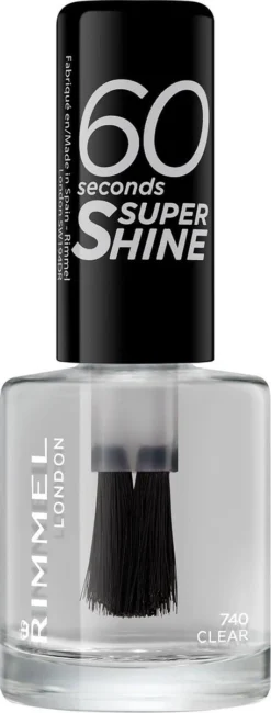 Rimmel London 60 Seconds SuperShine Nagellak - 740 Clear -Cosmeticawinkel 456x1200 6