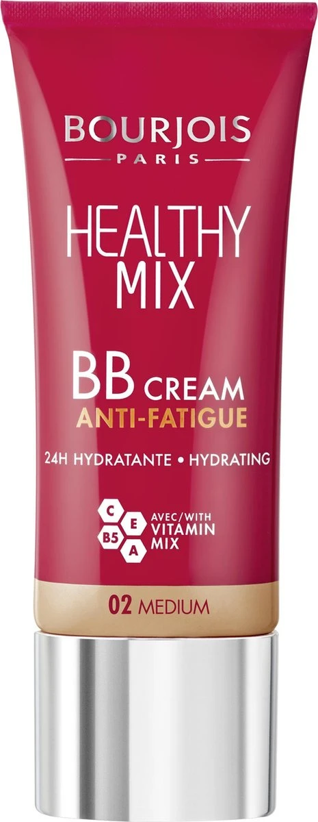 Bourjois Healthy Mix BB Cream Anti Fatigue - 02 Medium Beige 9 Bourjois Healthy Mix BB Cream Anti Fatigue - 02 Medium Beige - Afbeelding 9