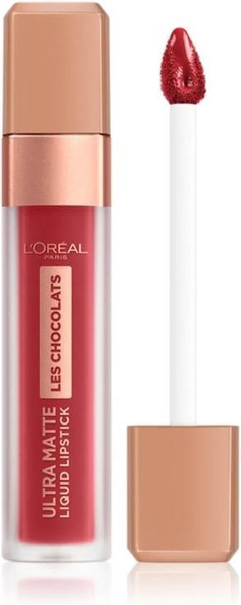 L'Oréal Paris Les Chocolates Ultra Matte Liquid Lippenstift - 864 Tasty Ruby 13 L'Oréal Paris Les Chocolates Ultra Matte Liquid Lippenstift - 864 Tasty Ruby - Afbeelding 13