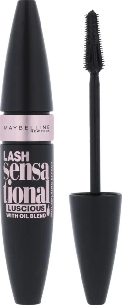 Maybelline New York - Lash Sensational Luscious Mascara - 03 Very Black - 9.5 Ml -Cosmeticawinkel 481x1200