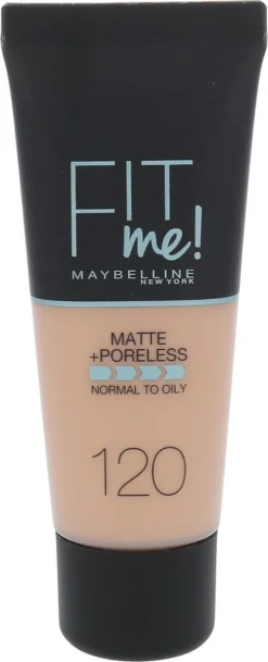 Maybelline Fit Me Matte & Poreless Foundation - 120 Classic Ivory 24 Maybelline Fit Me Matte & Poreless Foundation - 120 Classic Ivory -Cosmeticawinkel 487x1200 3
