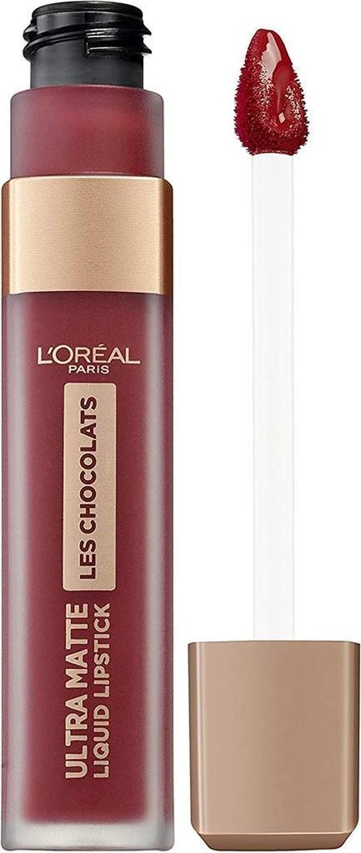 L'Oréal Paris Les Chocolates Ultra Matte Liquid Lippenstift - 864 Tasty Ruby 11 L'Oréal Paris Les Chocolates Ultra Matte Liquid Lippenstift - 864 Tasty Ruby - Afbeelding 11
