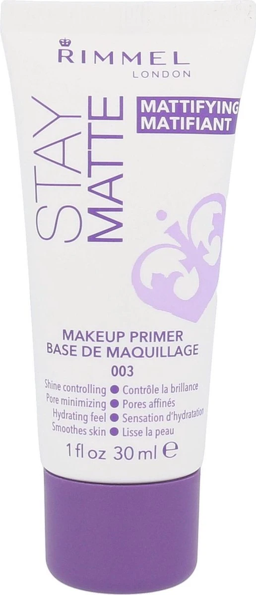 Rimmel London Stay Matte Primer - 003 Transparant 4 Rimmel London Stay Matte Primer - 003 Transparant - Afbeelding 4
