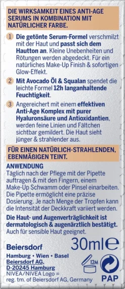 NIVEA 4005900938848 Foundationmake-up 30 Ml Druppelfles Vloeistof 03 -Cosmeticawinkel 521x1200 2