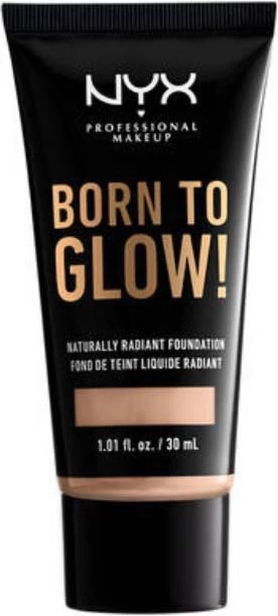 NYX Professional Makeup - Born To Glow Naturally Radiant Foundation - Light 7 NYX Professional Makeup - Born To Glow Naturally Radiant Foundation - Light - Afbeelding 7