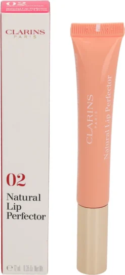 Clarins Instant Light Natural Lip Perfector - 02 Abricot Shimmer - Lipgloss - 12 Ml 12 Clarins Instant Light Natural Lip Perfector - 02 Abricot Shimmer - Lipgloss - 12 Ml -Cosmeticawinkel 549x1200