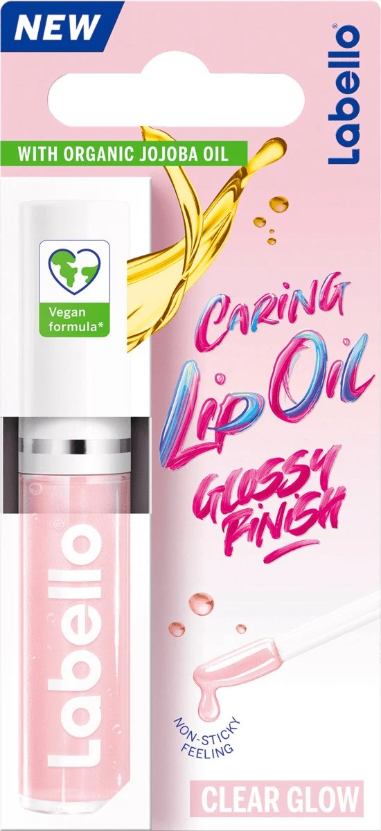 Labello Caring Lip Oil Clear Glow - 5.5 Ml 8 Labello Caring Lip Oil Clear Glow - 5.5 Ml - Afbeelding 8