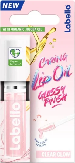 Labello Caring Lip Oil Clear Glow - 5.5 Ml