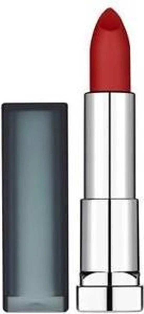 Maybelline Color Sensational - 965 Siren In Scarlett - Matte Rood - Lippenstift 13 Maybelline Color Sensational - 965 Siren In Scarlett - Matte Rood - Lippenstift - Afbeelding 13