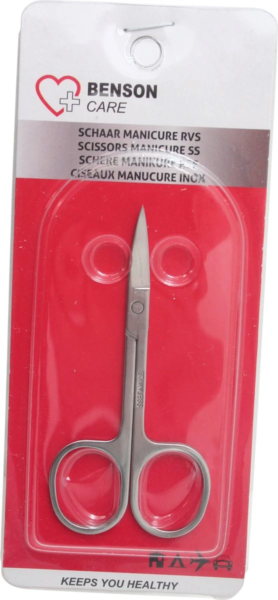 Benson Manicure Nagelriem Schaar RVS 1 Benson Manicure Nagelriem Schaar RVS