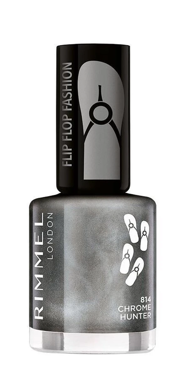 Rimmel London 60 Seconds Flip Flop Fashion Nagellak - 814 Chrome Hunter 7 Rimmel London 60 Seconds Flip Flop Fashion Nagellak - 814 Chrome Hunter - Afbeelding 7