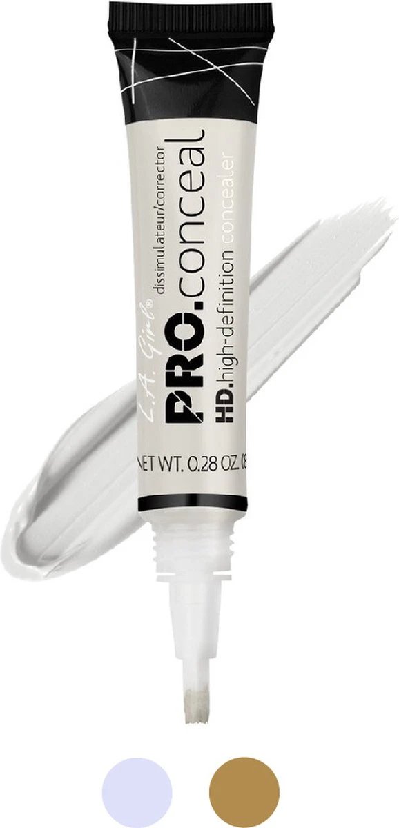 L.A. Girl - HD Pro Concealer - GC996 - Highlighter - Wit - Cruelty Free - 8 G 1 L.A. Girl - HD Pro Concealer - GC996 - Highlighter - Wit - Cruelty Free - 8 G
