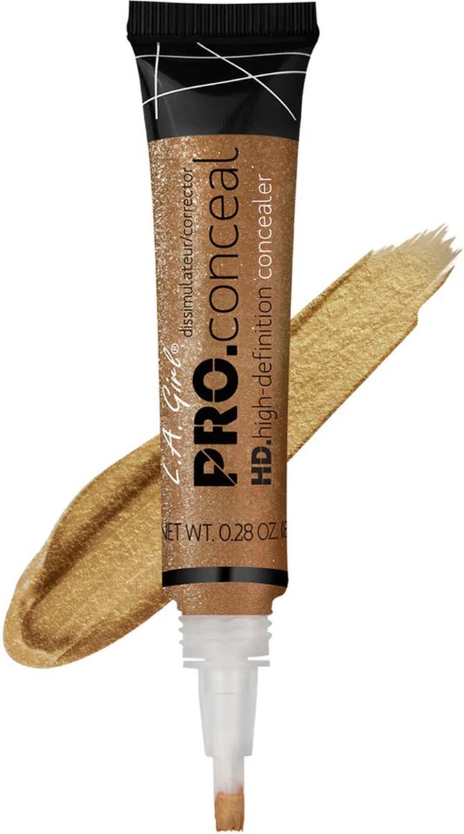 L.A. Girl - HD Pro Concealer - GC996 - Highlighter - Wit - Cruelty Free - 8 G 5 L.A. Girl - HD Pro Concealer - GC996 - Highlighter - Wit - Cruelty Free - 8 G - Afbeelding 5