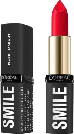 L'Oréal Paris X Isabel Marant Lippenstift - Limited Edition - 05 Pigalle Western - Rood -Cosmeticawinkel 669x1200