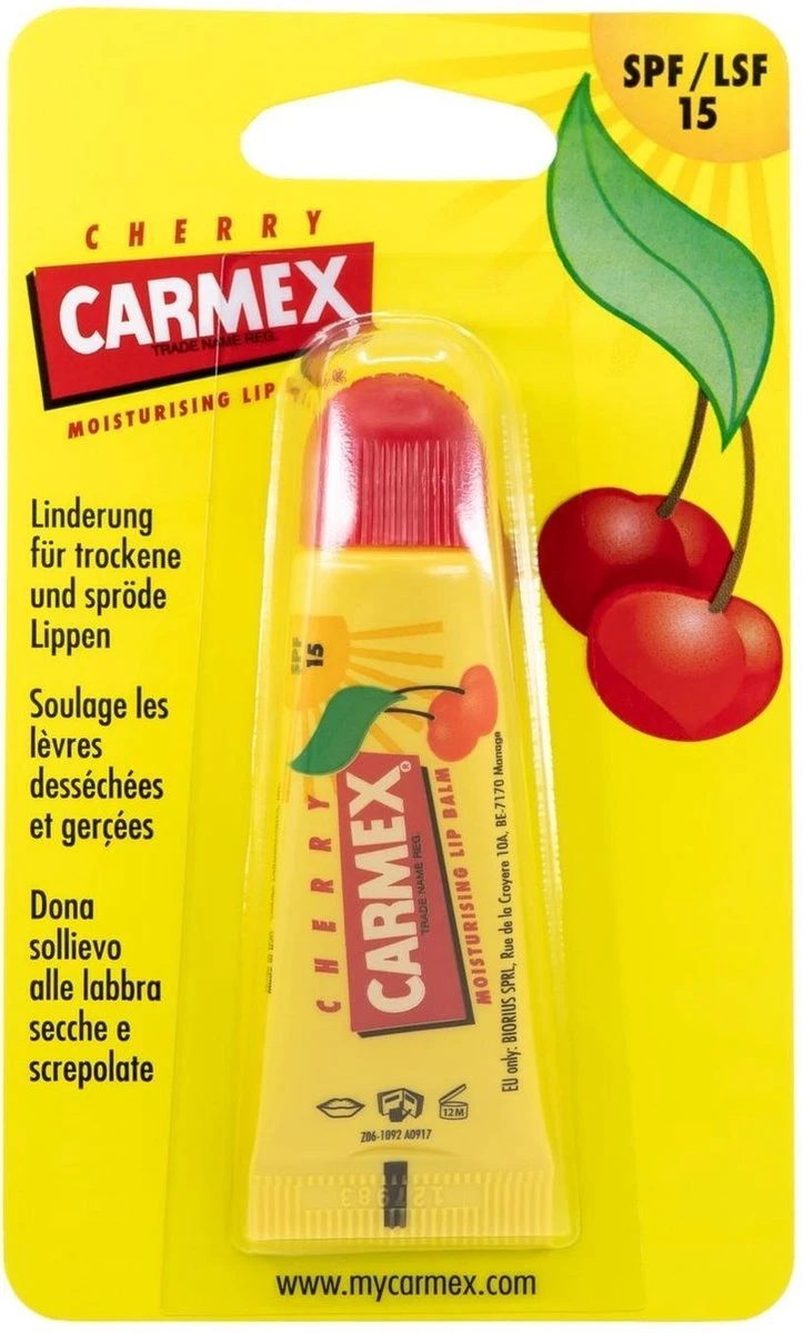 Carmex Lipbalsem Tube Cherry 2 Carmex Lipbalsem Tube Cherry - Afbeelding 2