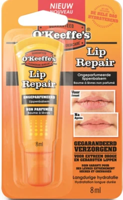 O'Keeffe's - Liprepair - Lippenbalsem Ongeparfumeerd - Tube 8ml