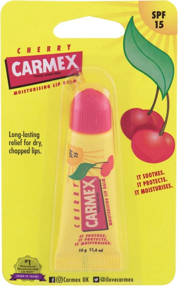 Carmex Lipbalsem Tube Cherry 4 Carmex Lipbalsem Tube Cherry - Afbeelding 4