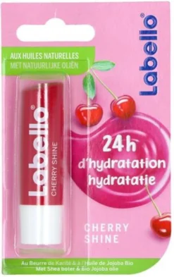 Labello Cherry Shine Lippenbalsem - 4 Balsems -Cosmeticawinkel 754x1200 1