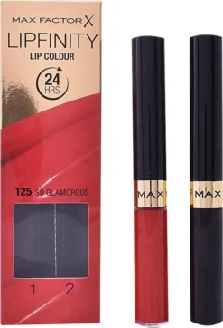 Max Factor Lipfinity Lip Colour Lippenstift - 125 So Glamorous -Cosmeticawinkel 819x1200