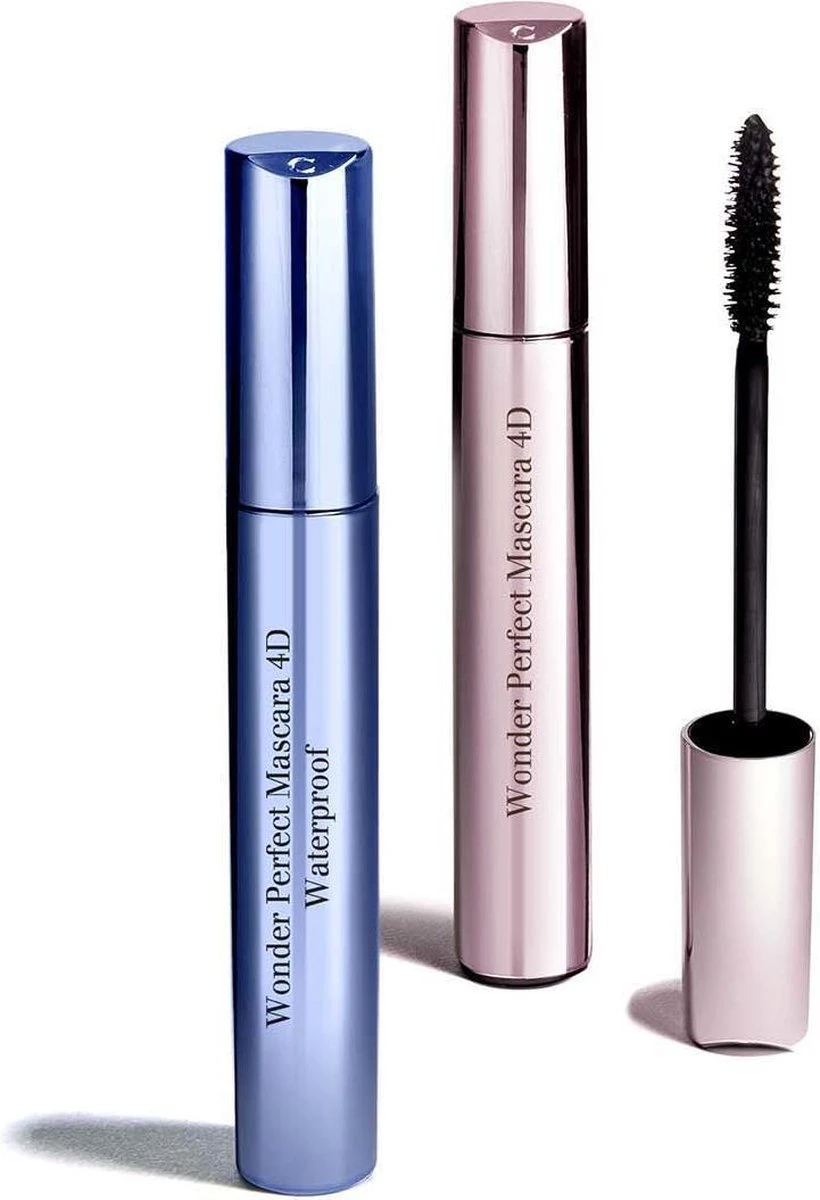 Clarins Wonder Perfect Mascara 4D Mascara - 01 Perfect Black - Zwart 12 Clarins Wonder Perfect Mascara 4D Mascara - 01 Perfect Black - Zwart - Afbeelding 12