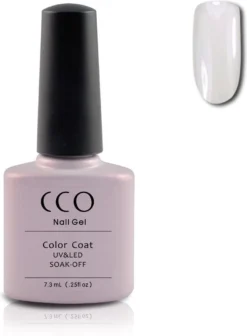 Cco Shellac-Moonlight & Roses-Transparant Wit Met Parelmoer- Gel Nagellak